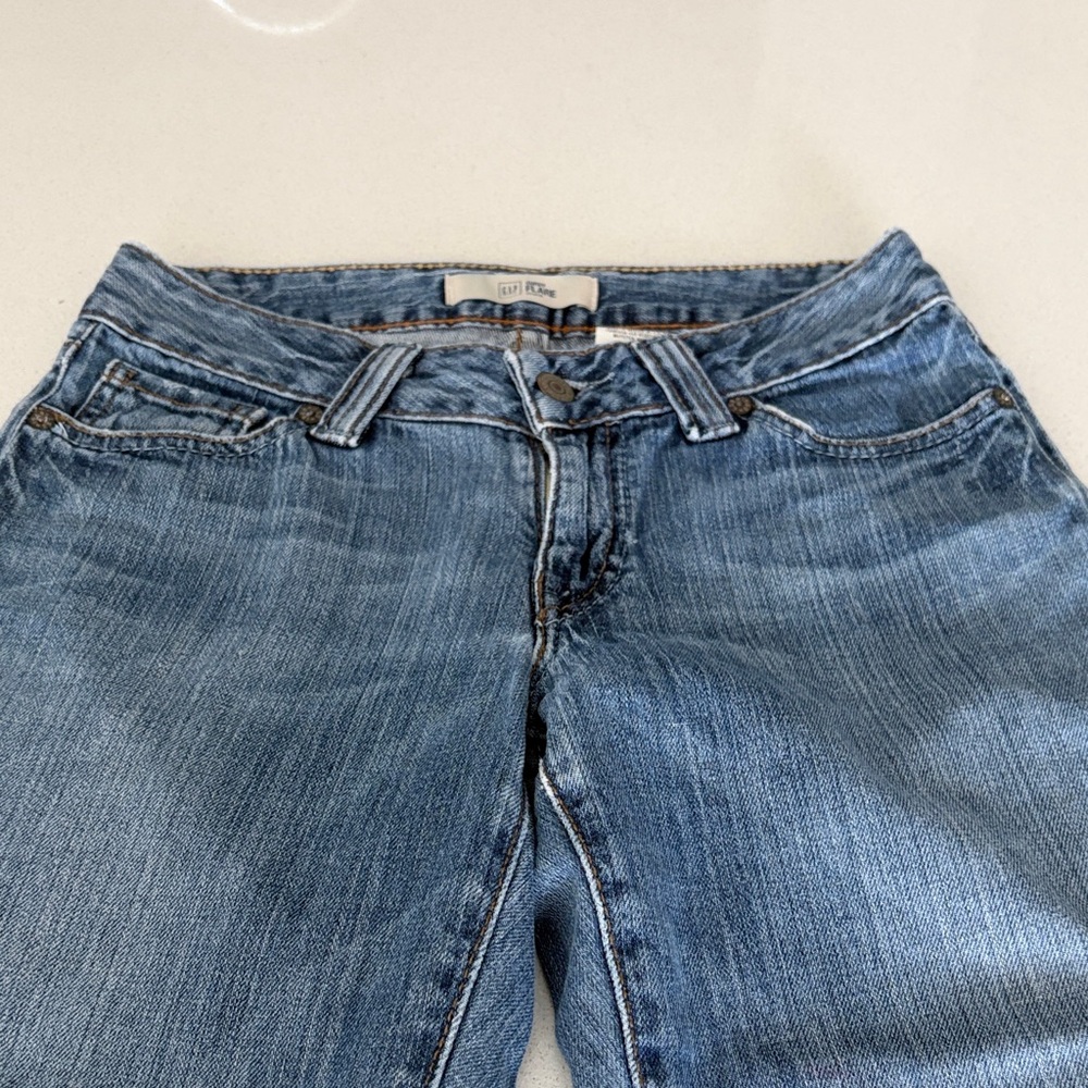 GAP Women's Boot-Cut Jeans in Blue Wash